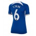 Tanie Strój piłkarski Chelsea Thiago Silva #6 Koszulka Podstawowej dla damskie 2023-24 Krótkie Rękawy